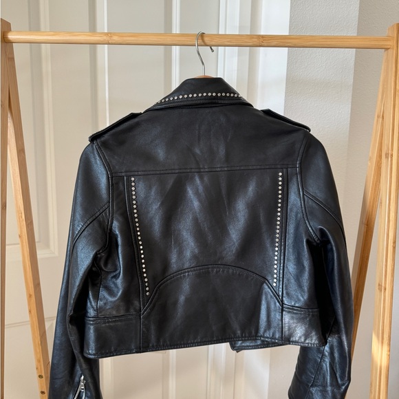 Sandro leather jacket - Picture 2 of 3